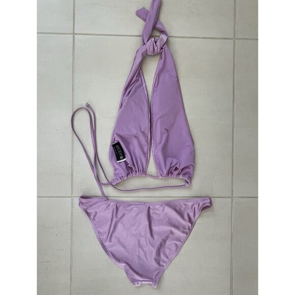 Cotton On Swim Bikini Two Piece Halter Swimsuit Swimwear - Picture 6 of 10